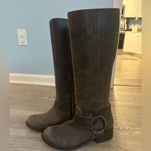 Patron Perugia Brown Knee-High Boots